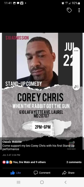 Photo of Corey Chris 